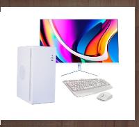 TEKPC PC5 INTEL PENTIUM 2.80GHZ Çift Çekirdekli 8GB 240GB DOS Beyaz Masaüstü Bilgisayar - 1